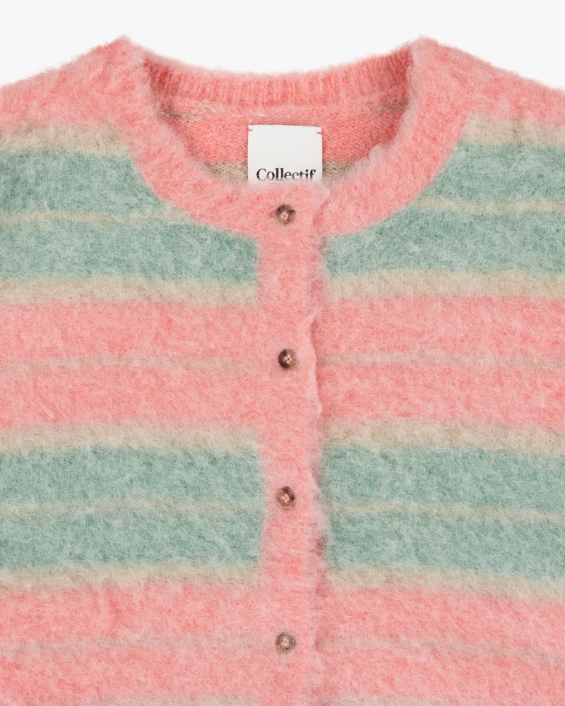 Bobbie stripes | Strickjacke | Yak, Alpaka Mischung