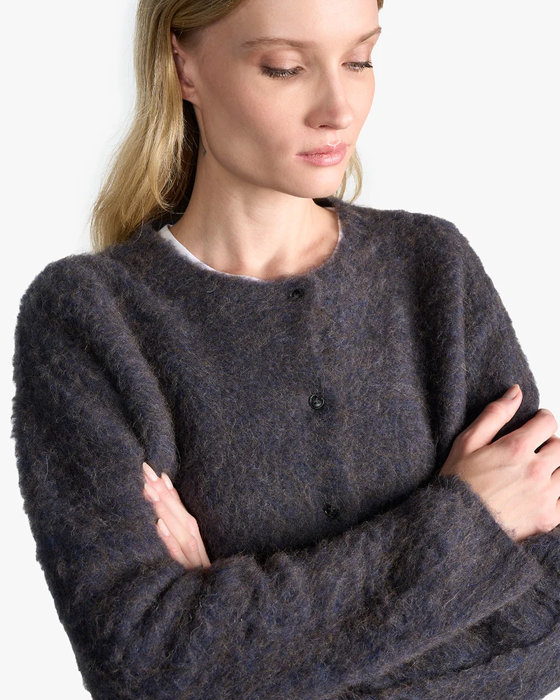 Bobbie | Strickjacke | Yak, Alpaka Mischung