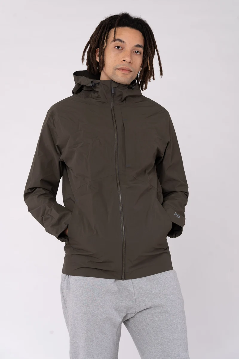 Regenjacke aus recyceltem Polyester