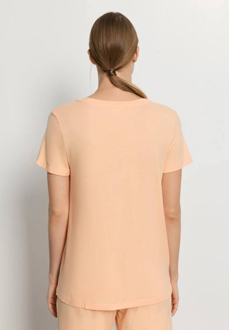 Sleep & Lounge S/SLV Shirt | peach nougat 079050-072274