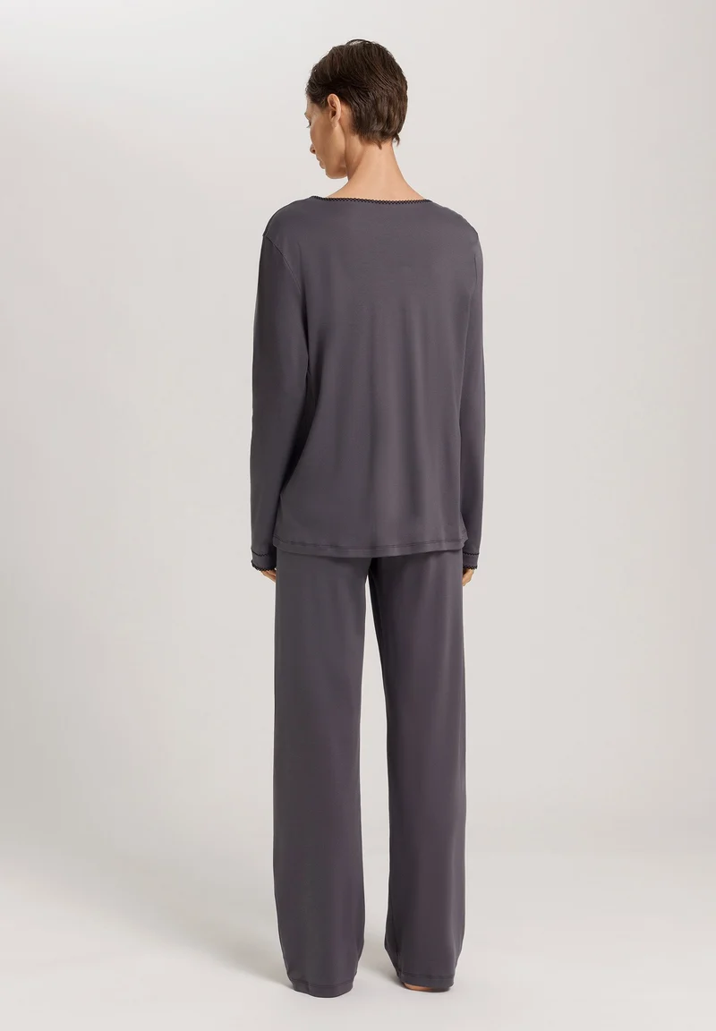 Una L/SLV Pajama | black pearl 074773-072183
