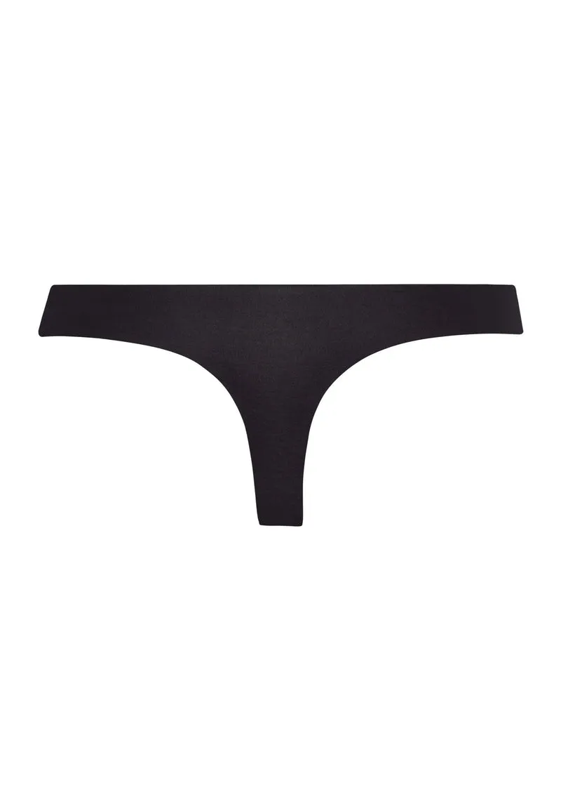 Invisible Cotton Thong | black 071225-070019