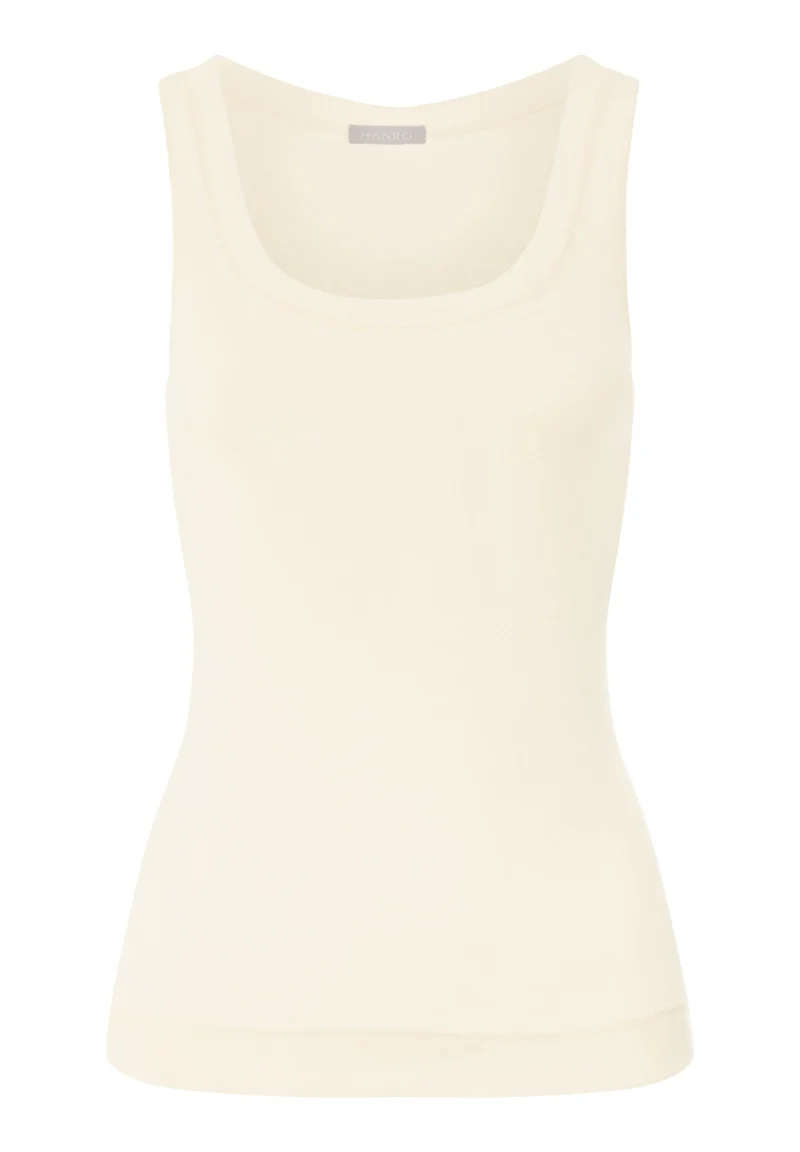 Silk/Cashmere Tank Top | vanilla 071653-071203