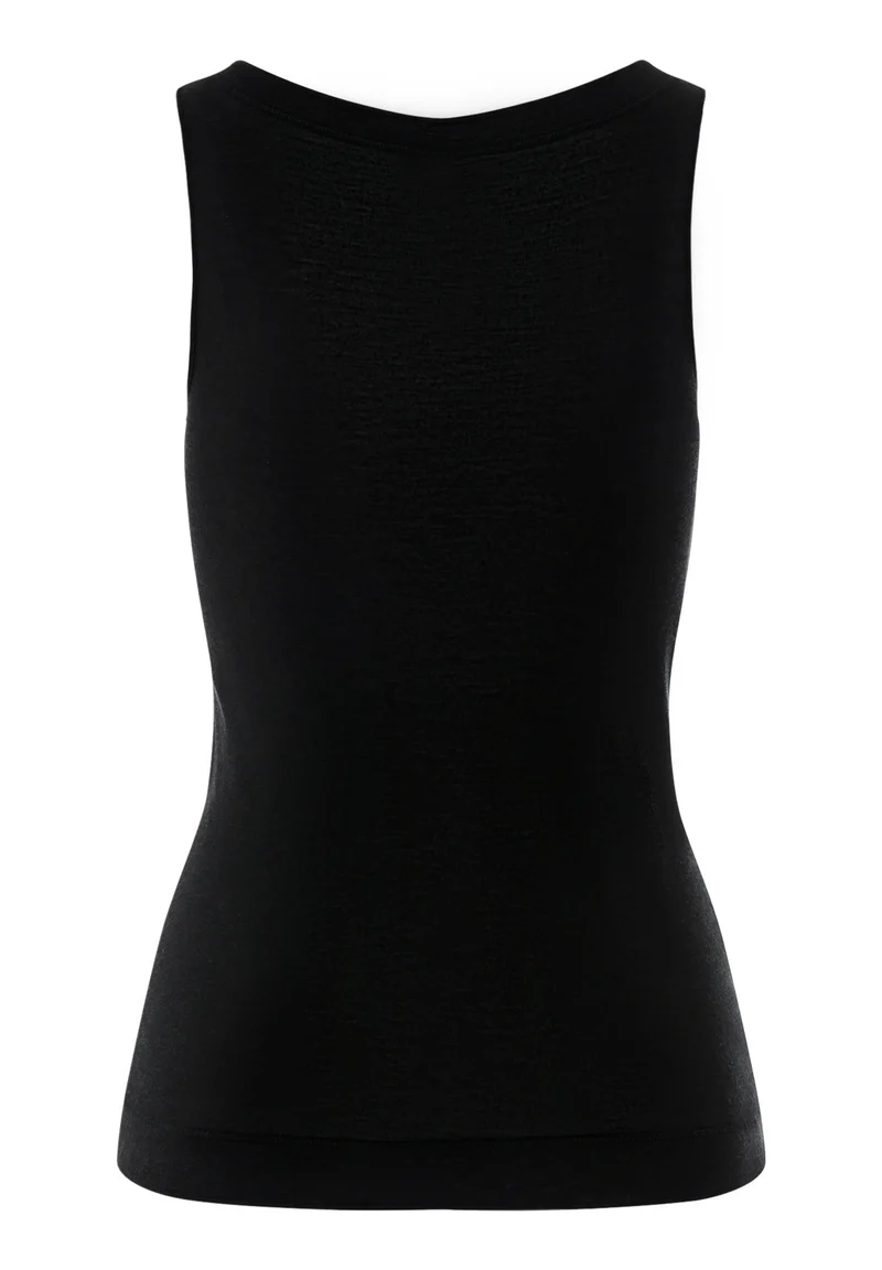 Silk/Cashmere Tank Top | black 071653-070019
