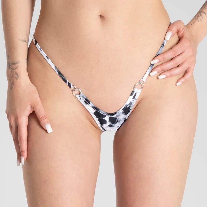 Bikini Snow Leopard Beauty - High Cut Micro G-String