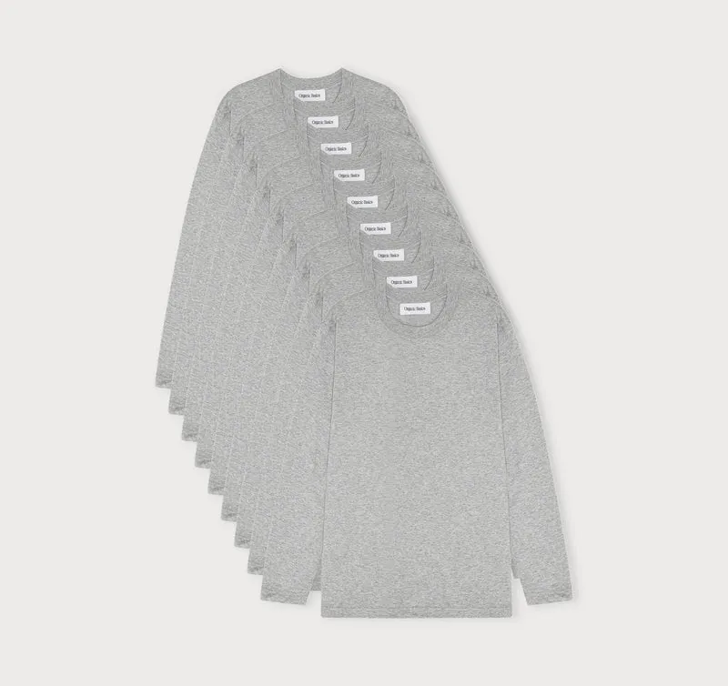 True Boxy Fit Long Sleeve Tee 9-Pack