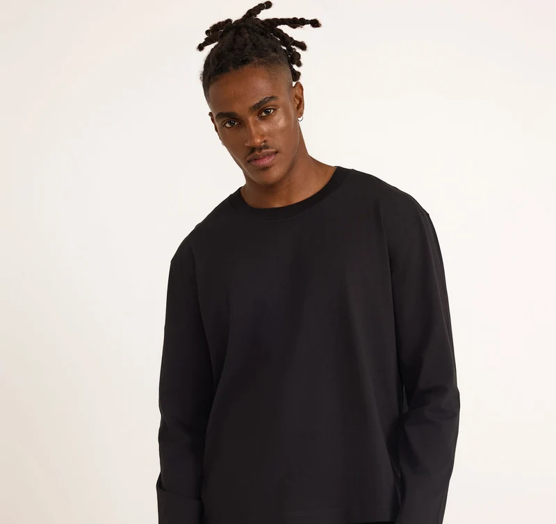 True Heavy Boxy Fit Long Sleeve Tee 3-Pack