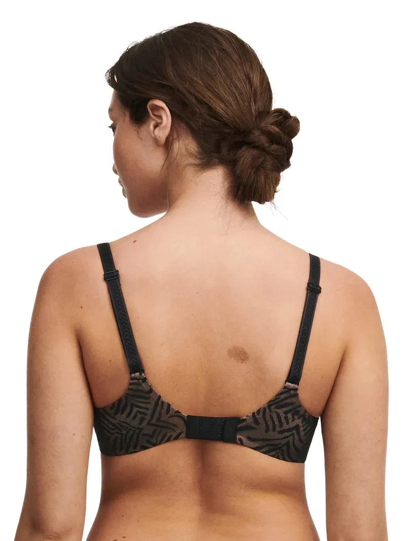 Chantelle – Graphic Allure Plunge T-Shirt-BH Schwarz