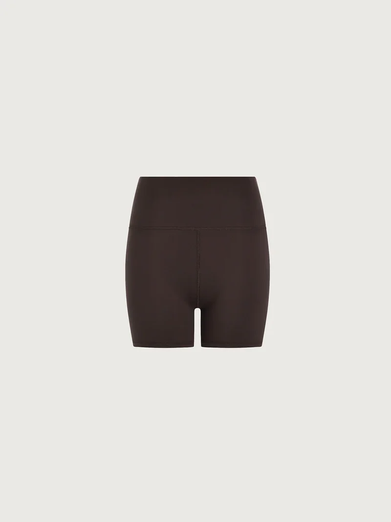 Freesoft High-Rise Short Coffee Bean