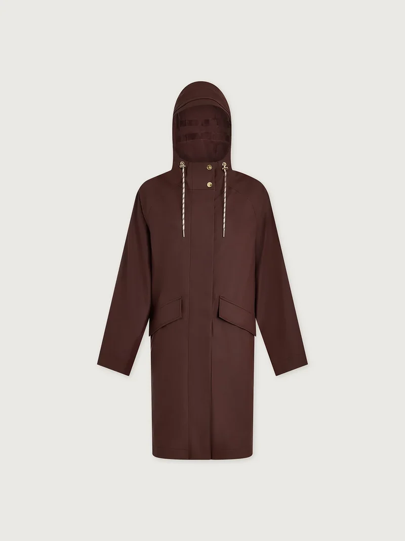 Tovera Raincoat Mahogany