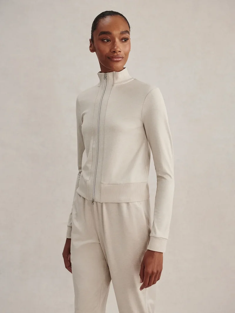 Rufus Zip Through Pebble Marl