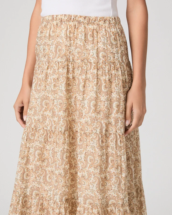 Calabria Skirt Bone Multi