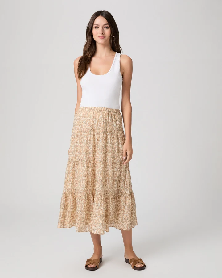 Calabria Skirt Bone Multi
