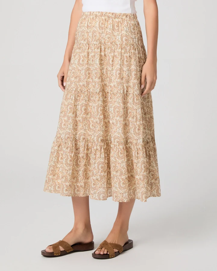 Calabria Skirt Bone Multi