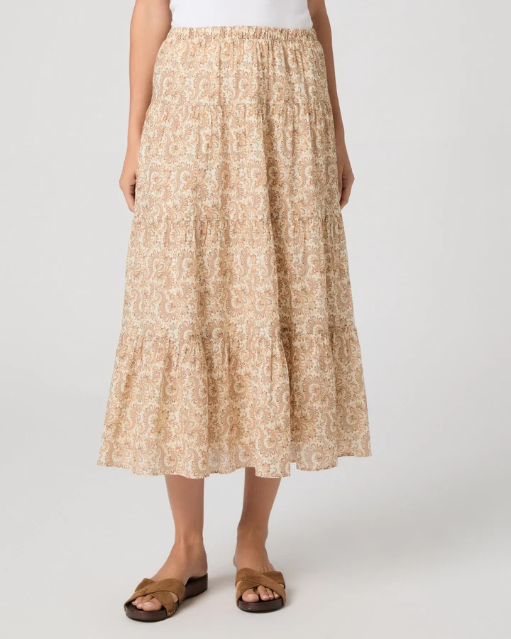Calabria Skirt Bone Multi
