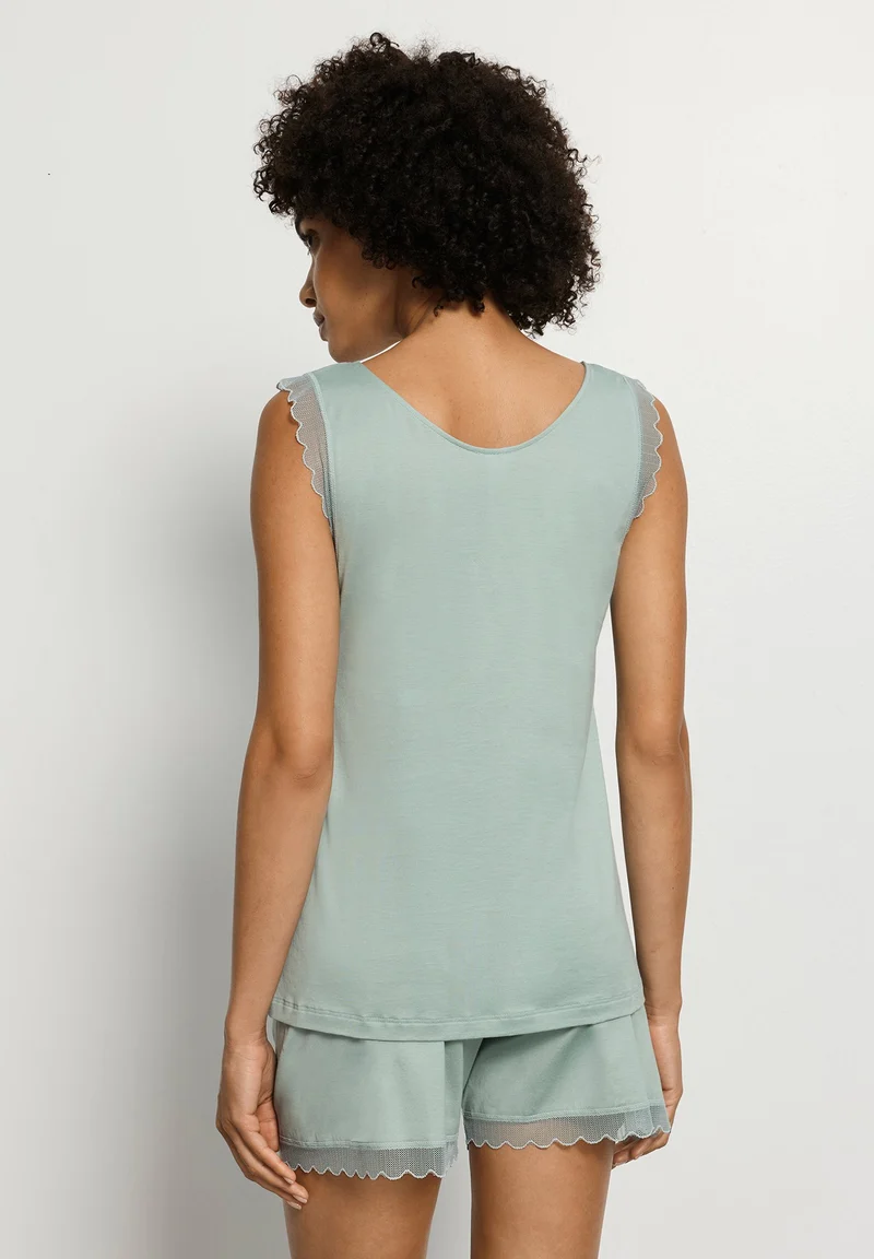 Inaya Sleeveless Short Pyjama | dark seafoam 074738-072733