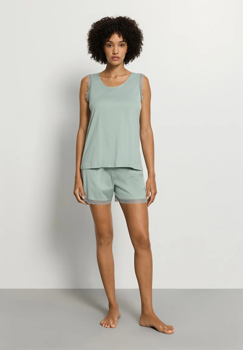 Inaya Sleeveless Short Pyjama | dark seafoam 074738-072733