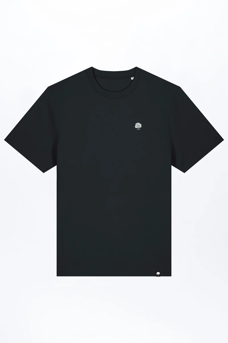 Heavy T-Shirt mit Stickerei aus Bio Baumwolle