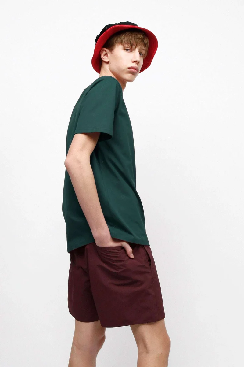 Heavy T-Shirt mit Stickerei aus Bio Baumwolle