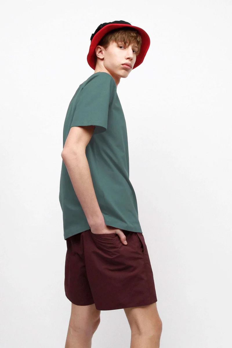 Heavy T-Shirt mit Stickerei aus Bio Baumwolle