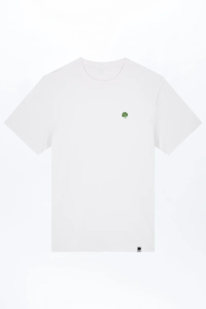 Heavy T-Shirt mit Stickerei aus Bio Baumwolle
