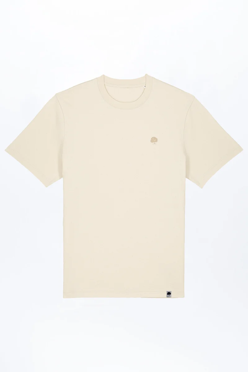 Heavy T-Shirt mit Stickerei aus Bio Baumwolle