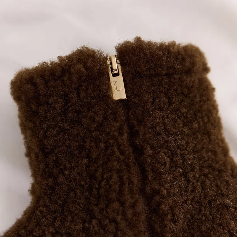 Teddy Hot Water Bottle - Dark Chocolate