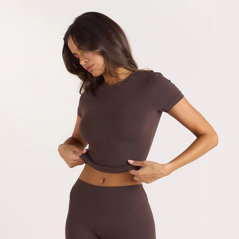 ContourSoft™ Short Sleeve T-Shirt - Dark Chocolate