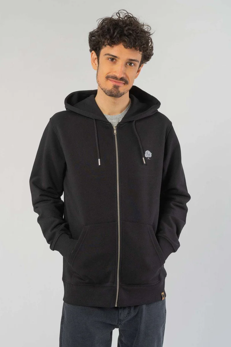Basic Zipper aus Bio Baumwolle