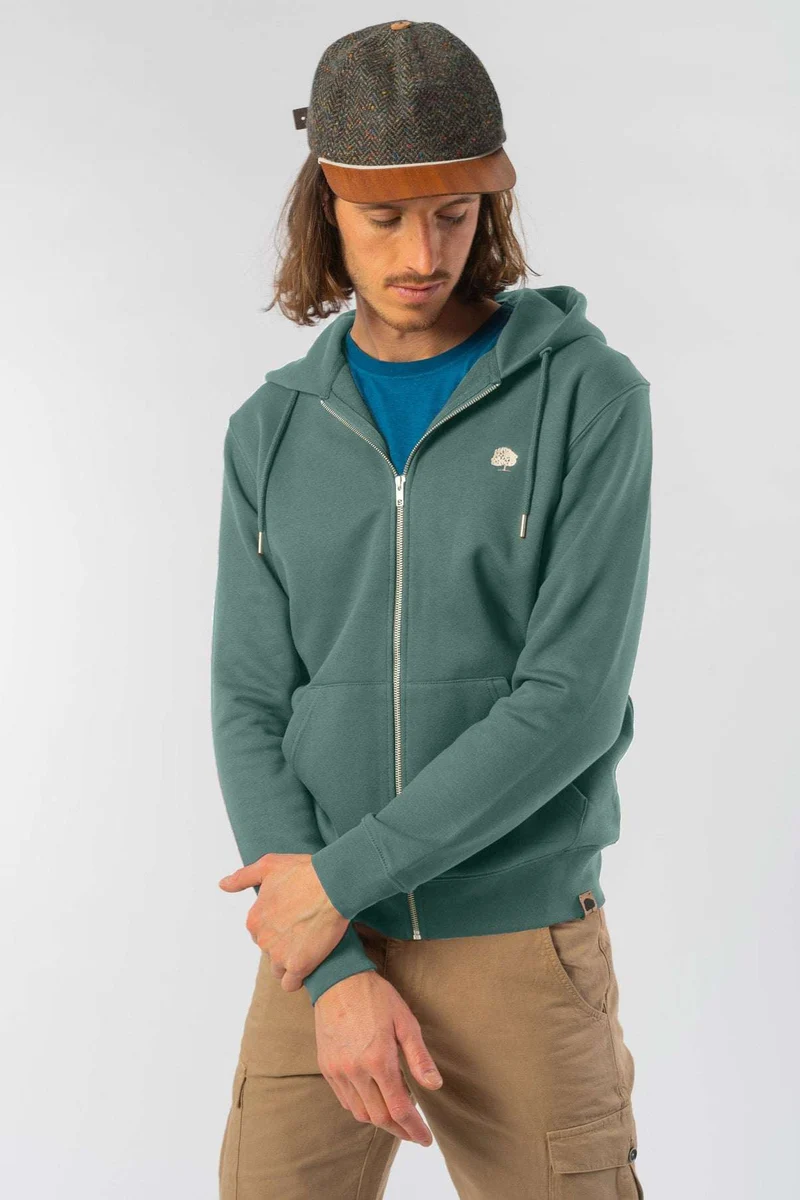 Basic Zipper aus Bio Baumwolle