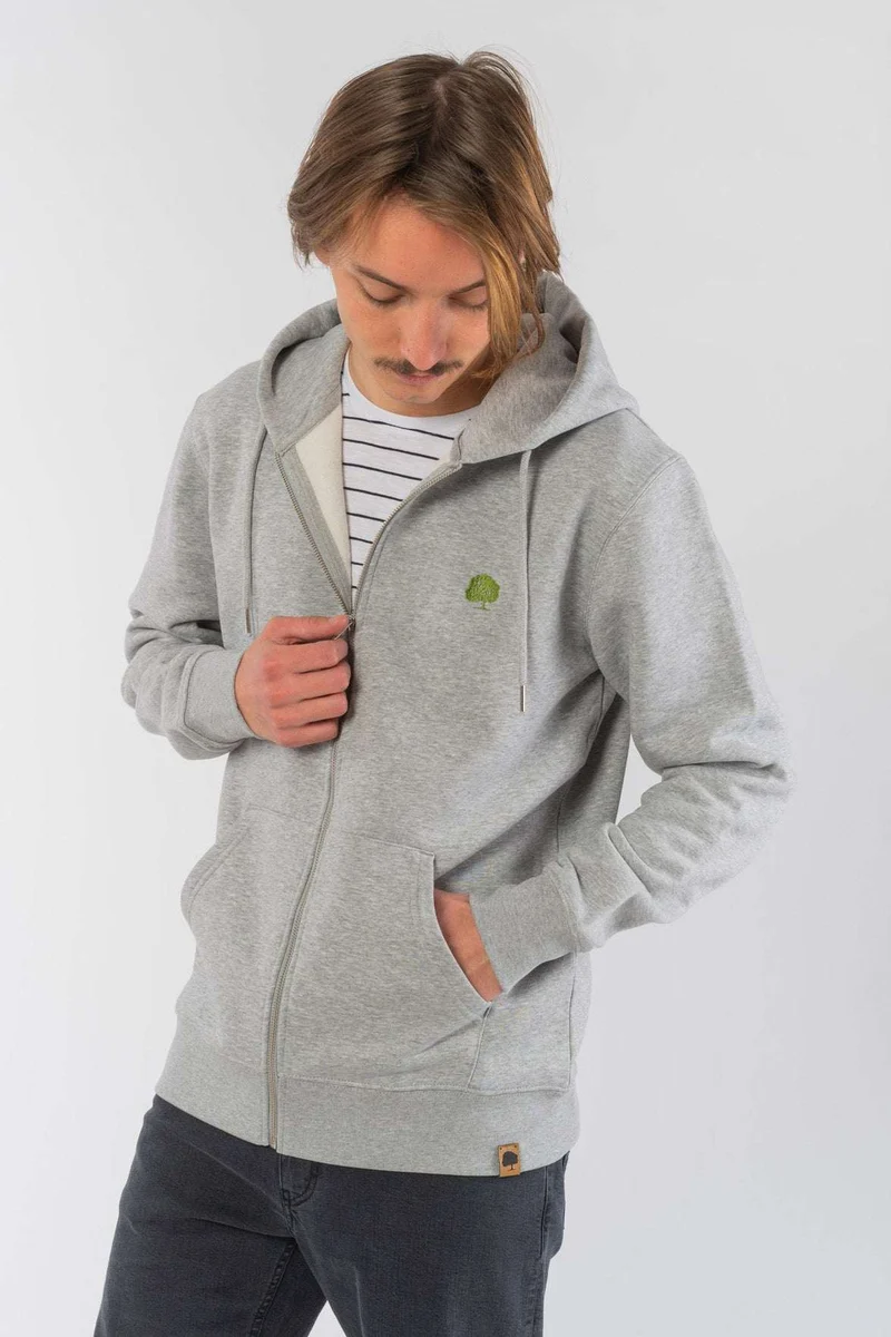 Basic Zipper aus Bio Baumwolle