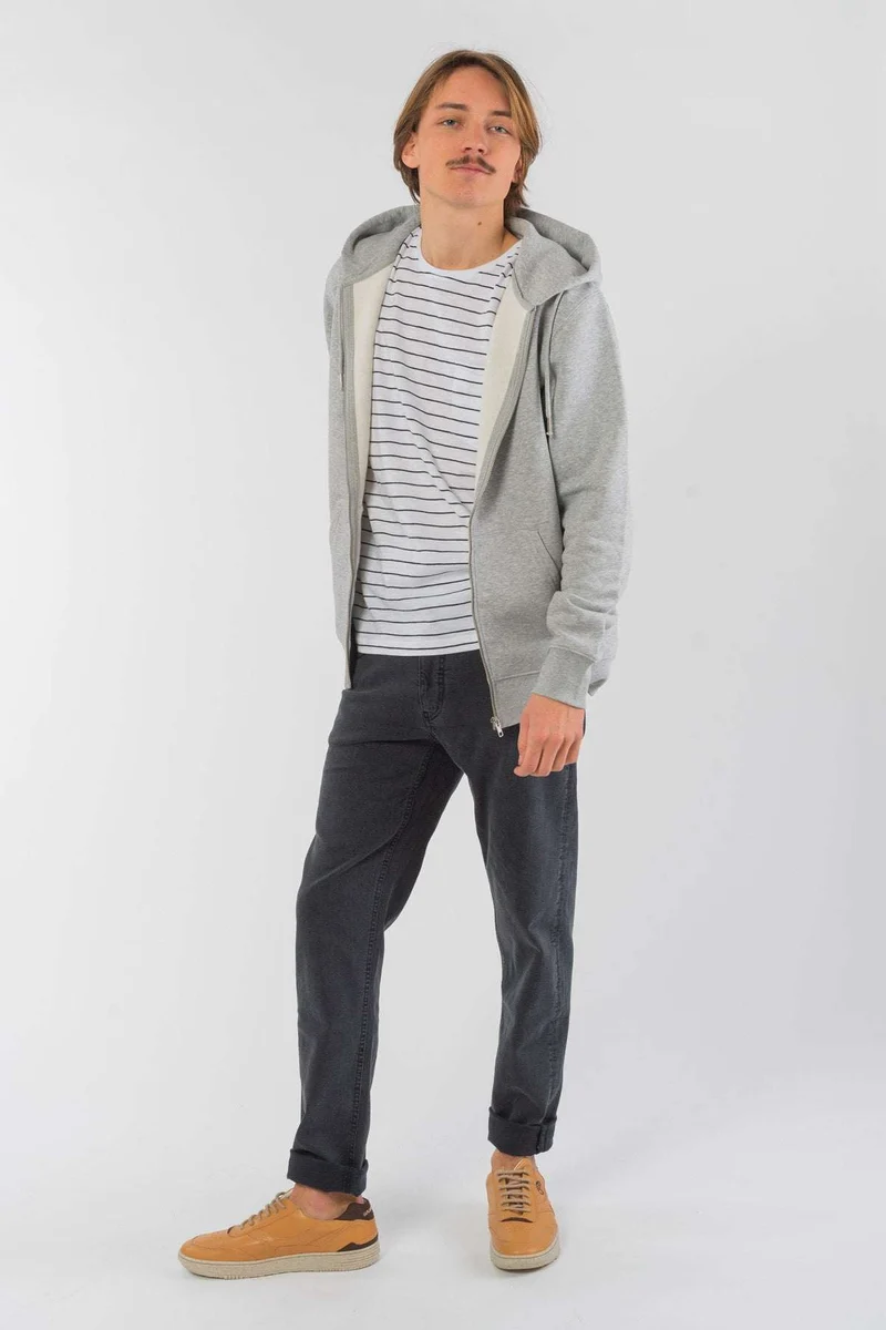 Basic Zipper aus Bio Baumwolle