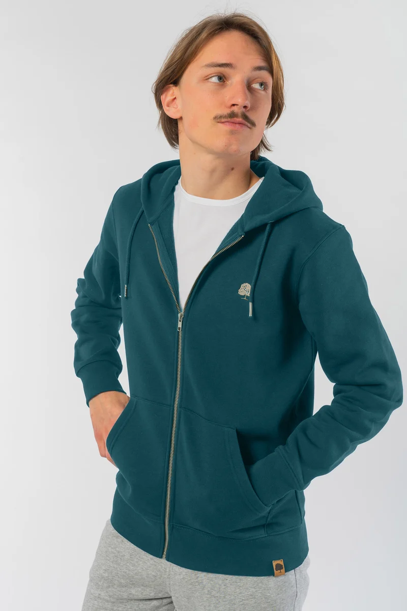 Basic Zipper aus Bio Baumwolle