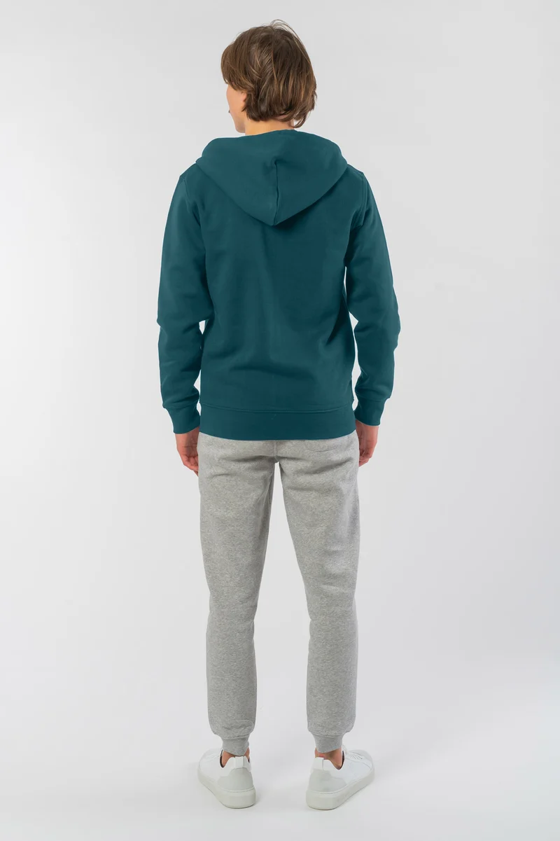 Basic Zipper aus Bio Baumwolle