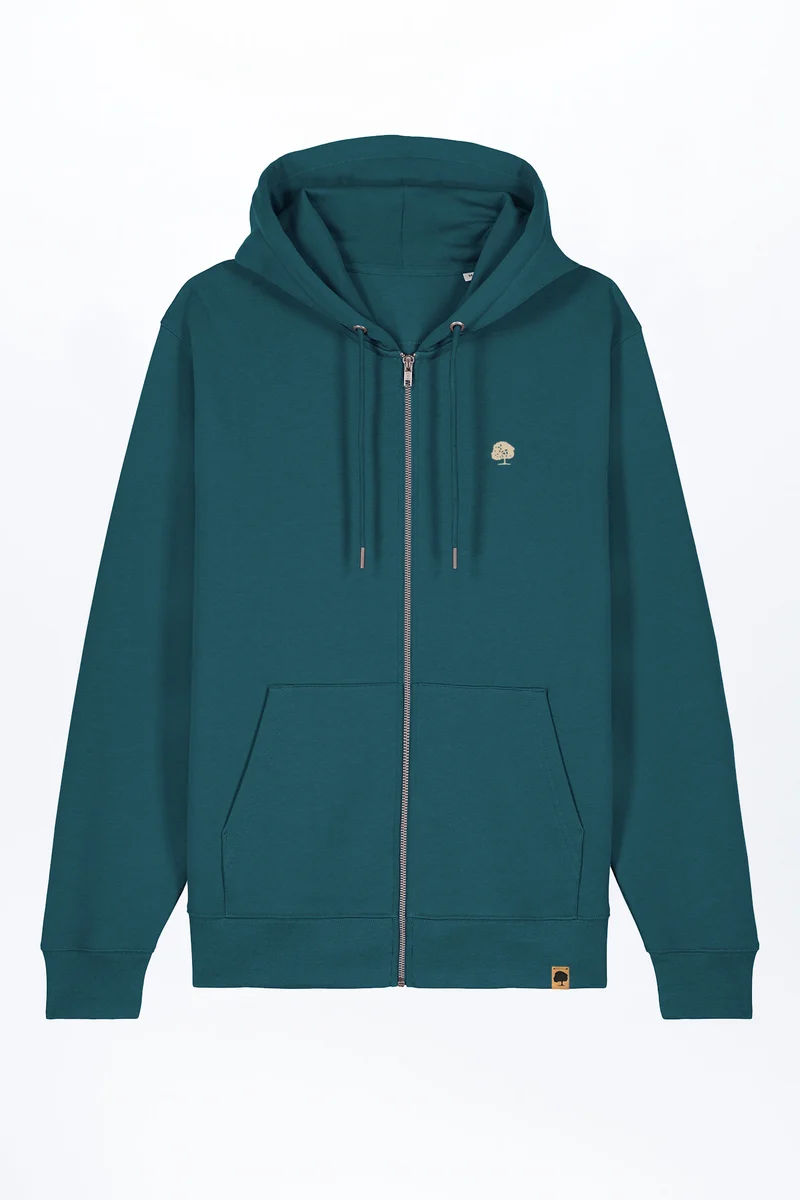 Basic Zipper aus Bio Baumwolle