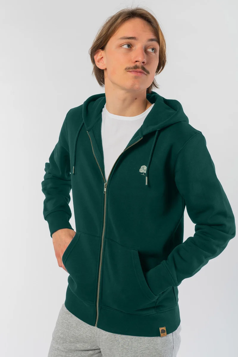 Basic Zipper aus Bio Baumwolle