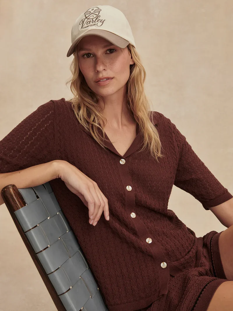 Madelene Knit Shirt Ironwood