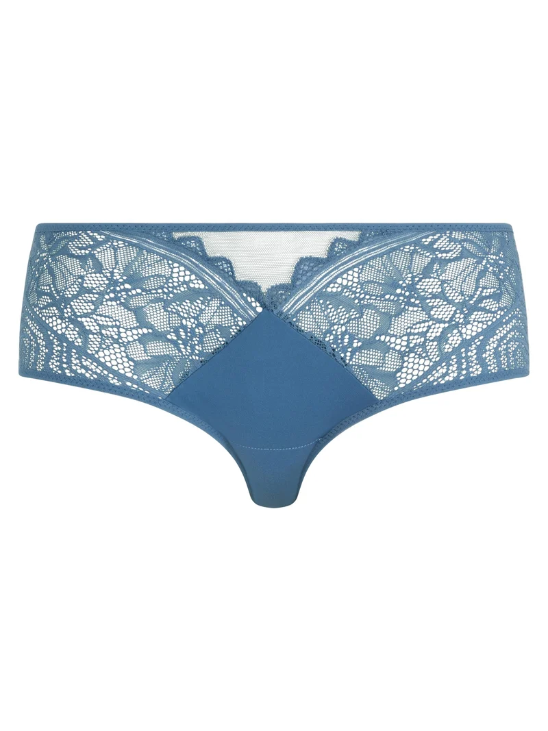 Chantelle Easyfeel - Floral Touch Covering Shorty Jeans Blau
