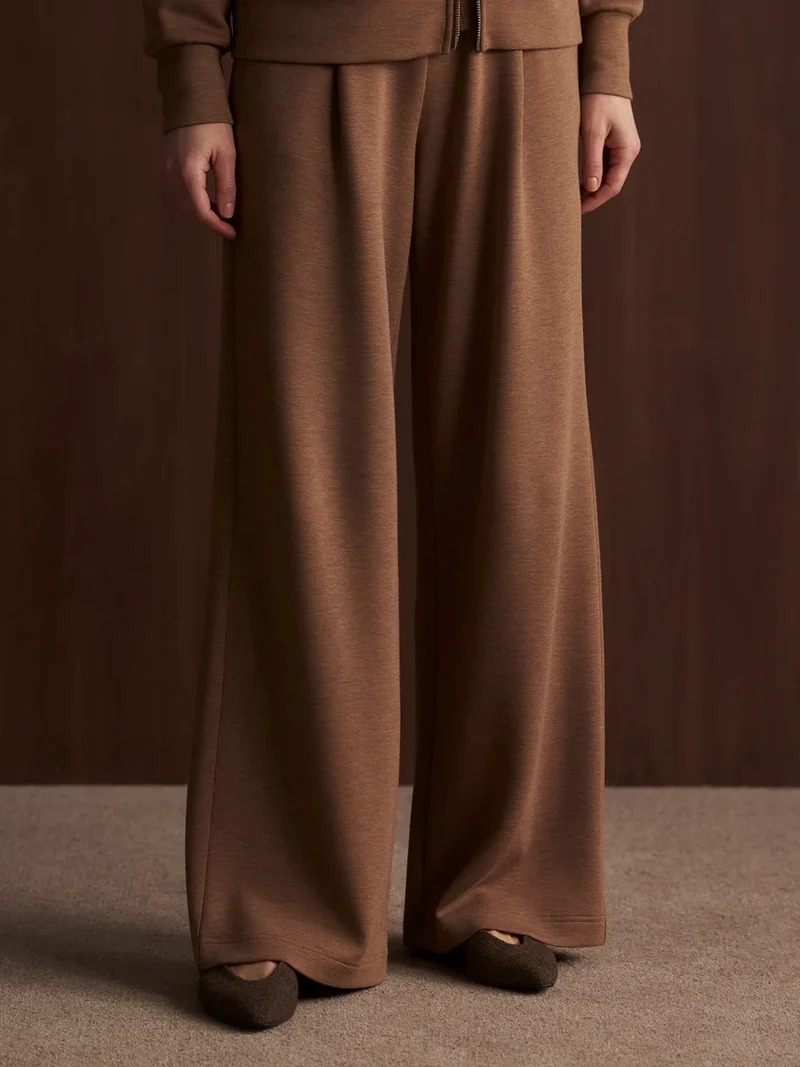 Extra Wide Leg Pant 29.5" Golden Bronze Marl