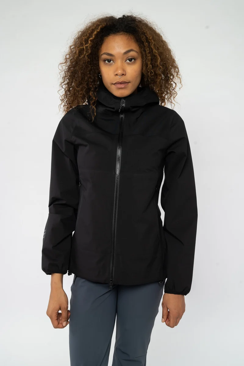 Regenjacke aus recyceltem Polyester