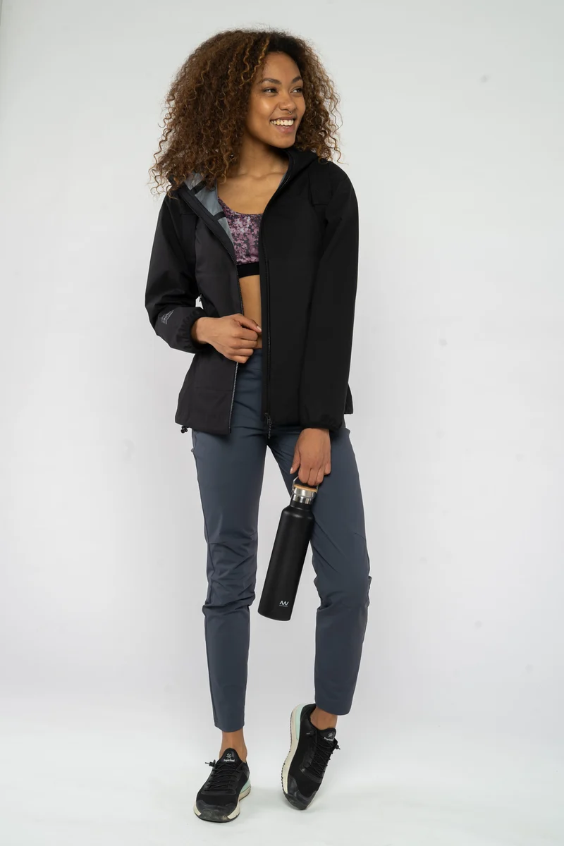 Regenjacke aus recyceltem Polyester