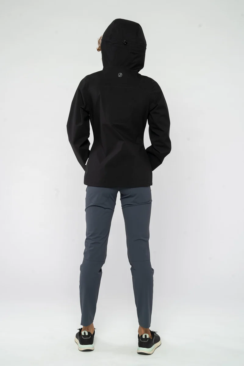 Regenjacke aus recyceltem Polyester