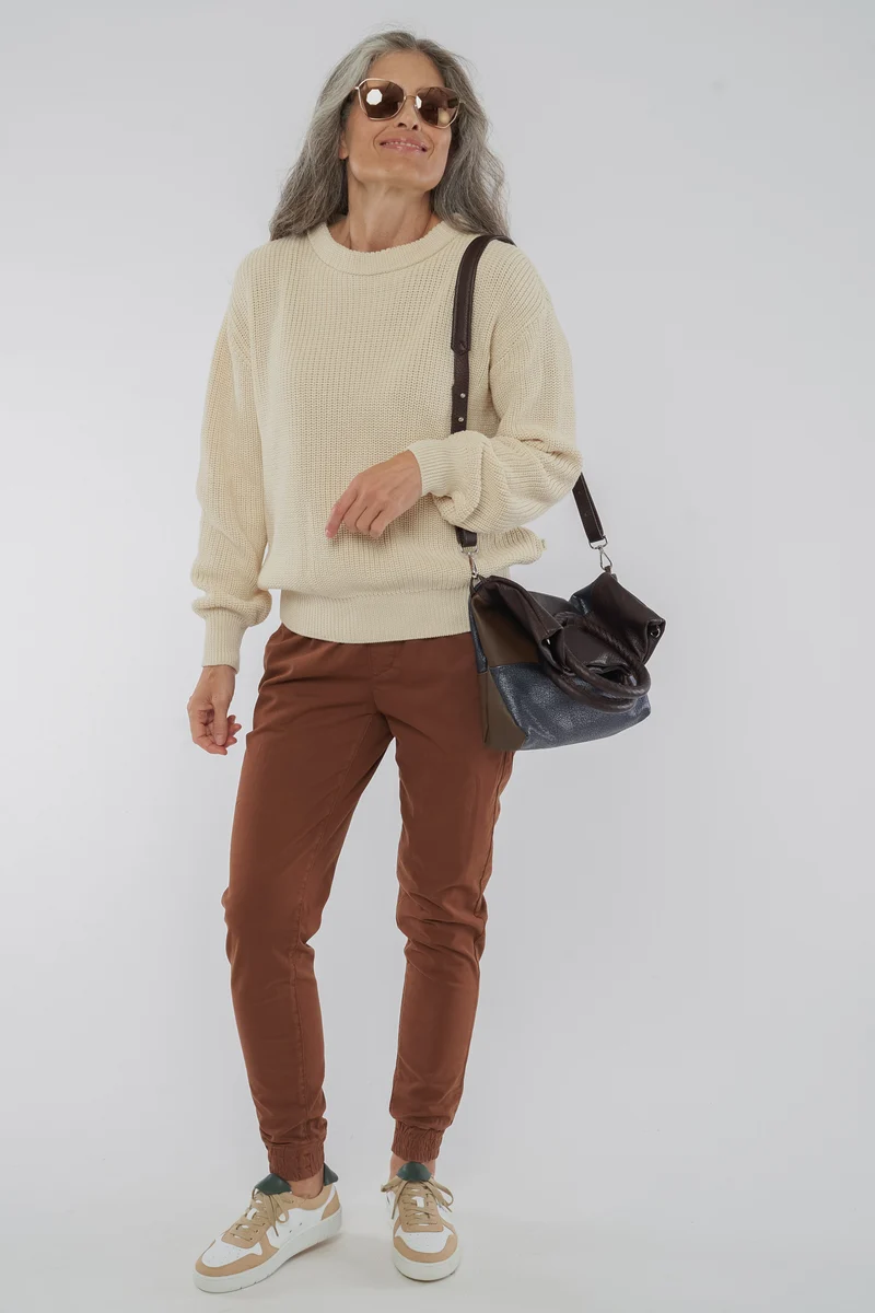 Strickpullover aus Bio Baumwolle