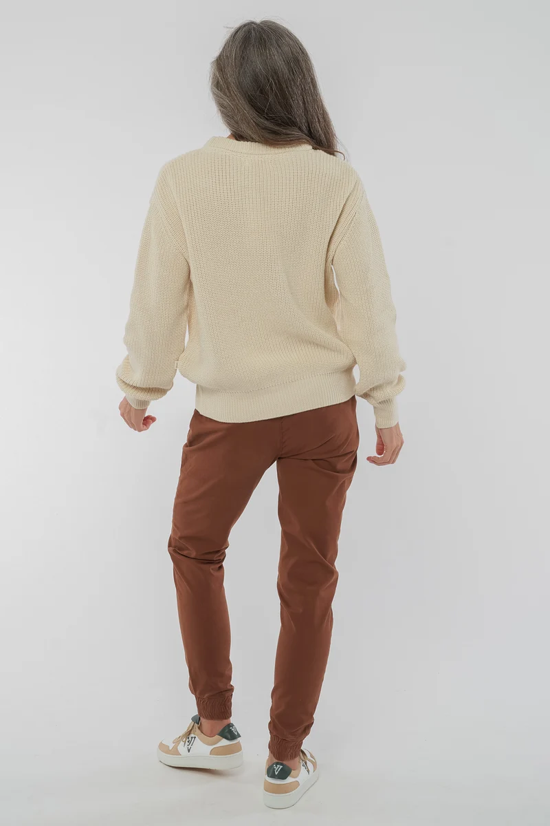 Strickpullover aus Bio Baumwolle