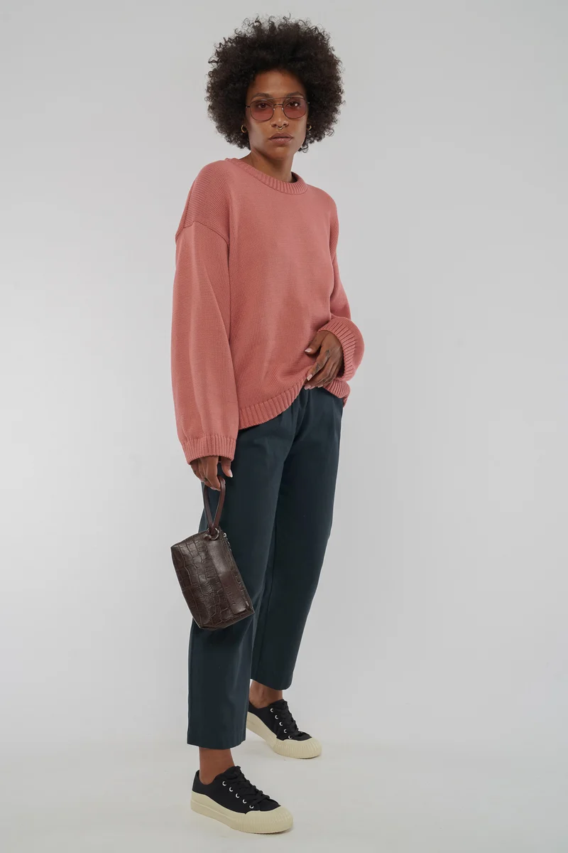 Strickpullover aus Bio Baumwolle
