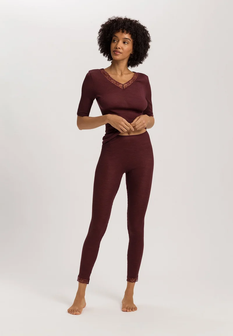 Woolen Lace Leggings | vivid brown 070833-072421