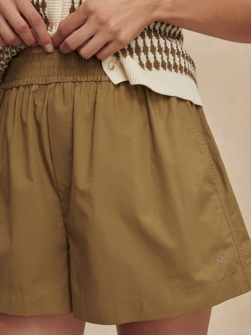 Morales Short Golden Olive