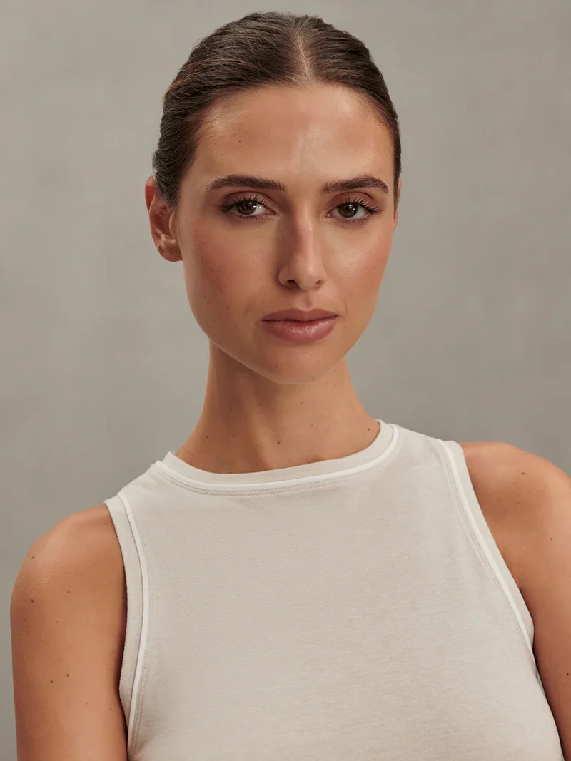 Lettie Tank Pebble Marl