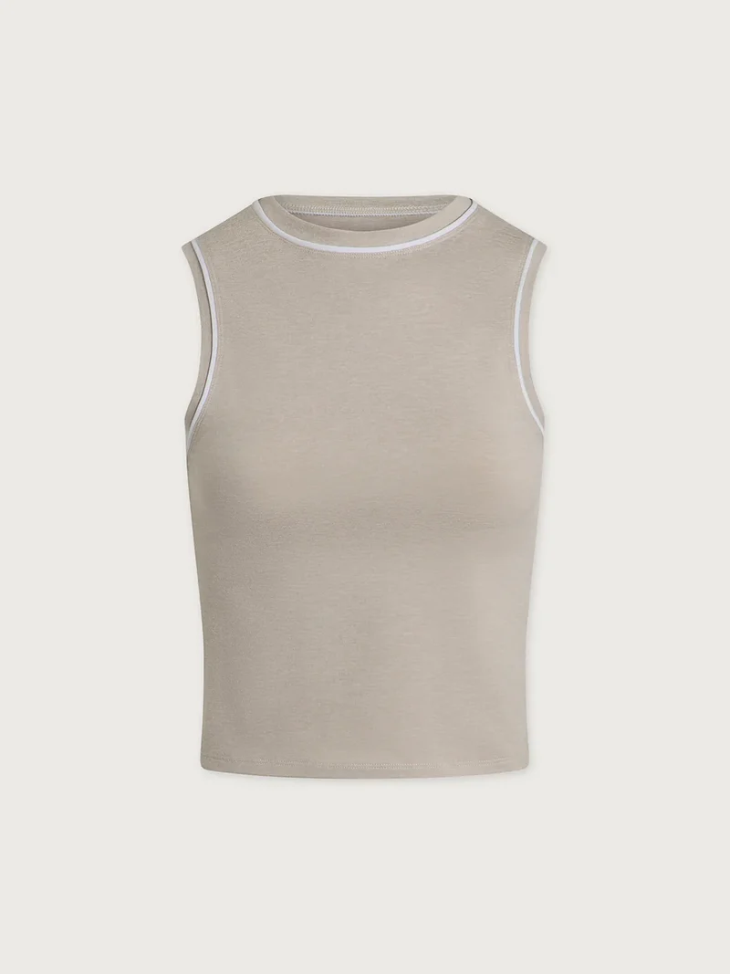 Lettie Tank Pebble Marl