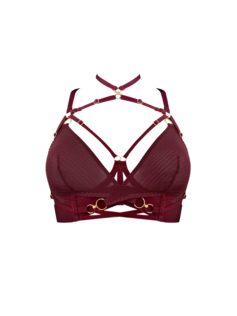 Bordelle Neda Multiway Bodice Bra in Morello